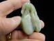 Antique Chinese Celadon Jade Toggle 19th Century Other photo 4