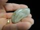 Antique Chinese Celadon Jade Toggle 19th Century Other photo 6