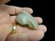 Antique Chinese Celadon Jade Toggle 19th Century Other photo 7