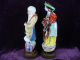 Republic Antique Chinese 2 Famille Rose Porcelain Figurines Of Longevity Other photo 6