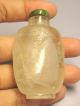 Clear Antique Hand - Crafted Snuff Bottles Set 4 Pcs (tusk Spoon & Jade Stopper) Snuff Bottles photo 3