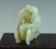 Fine Old Chinese Hetian Jade Carved Sheep Pendant Necklaces & Pendants photo 4