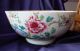 Huge Antique Chinese Famille Rose Porcelain Bowl Bowls photo 3