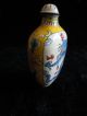 Chinese Qing Dynasty Qianlong Year Porcelain Green Dragon Snuff Bottle Snuff Bottles photo 5