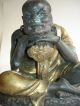 Bronze Chinese Buddah In Lotus Position Buddha photo 1