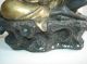 Bronze Chinese Buddah In Lotus Position Buddha photo 6