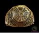 Cabalistic Writing Chinese Ring,  Lp Tiam Wat Panuncharng,  Tibetan Antique Chinese Rings photo 3