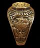 Cabalistic Writing Chinese Ring,  Lp Tiam Wat Panuncharng,  Tibetan Antique Chinese Rings photo 4