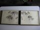 Antique 19th Century Japanese Lacquered Postcard Album Hand Painted Other photo 4
