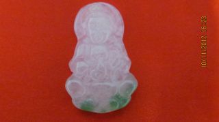 New Style Festive Gift Chinese Jade Avalokitesvara Pendant photo