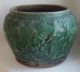 Antique Dragon Phoenix Green Glazed Ming Dynasty Vase Vases photo 1