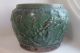 Antique Dragon Phoenix Green Glazed Ming Dynasty Vase Vases photo 3