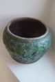 Antique Dragon Phoenix Green Glazed Ming Dynasty Vase Vases photo 4