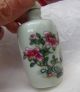Collect Old China - Painting Crane,  Flowers - Porcelain Snuff Bottle - 3/3 Snuff Bottles photo 3