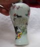 Collect Old China - Painting Crane,  Flowers - Porcelain Snuff Bottle - 2/3 Snuff Bottles photo 2