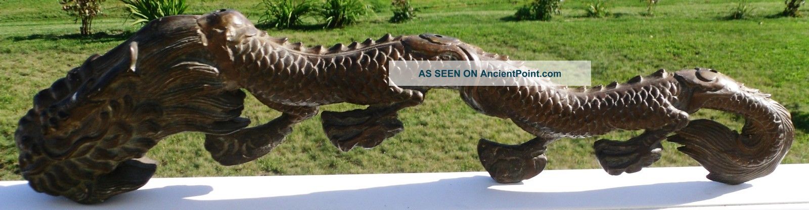 Magnificent Rare Ming Dynasty Temple Bronze Of Dragon,  27 