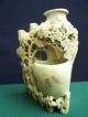 Old Soapstone Hand Carved Vase Vases photo 3