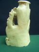 Old Soapstone Hand Carved Vase Vases photo 4