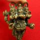 3 Heads Lord Ganesha God Of Success & Wisdom Thai Hindu Amulet Pendant Statues photo 3
