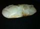 Chinese White Color Jade Carving Of A Brid With Flower Other photo 2