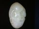 Chinese White Color Jade Carving Of A Brid With Flower Other photo 3