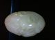 Chinese White Color Jade Carving Of A Brid With Flower Other photo 5