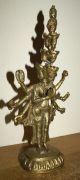 Brass Statue Of An Eight Arm Deity - From India India photo 1