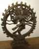 Brass Statue Of A Four Arm Dancing Deity - From India India photo 1