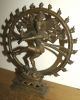 Brass Statue Of A Four Arm Dancing Deity - From India India photo 3