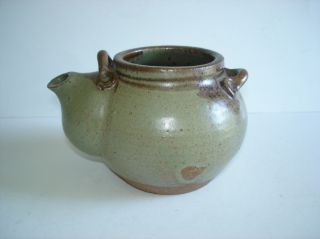 Chinese Ceramic Teapot With Celadon Glaze photo