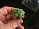 Vintage Carved Jadeite Jade Light Green 4 Color Crown Bat With Fruit,  Ruyi Ring Rings photo 1