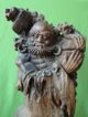 Chinese Immortal Figure.  Solid Tree Trunk.  Perfect Condition Other photo 2