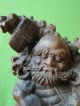 Chinese Immortal Figure.  Solid Tree Trunk.  Perfect Condition Other photo 4