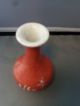 Antique 19th Century Chinese Porcelain Orange Monochrome Iron Red Vase Export Vases photo 4