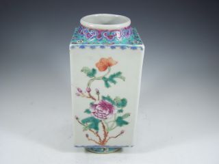 Chinese 1920 ' S Famille - Rose Vase H217 photo