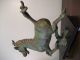 Vintage Chinese Bronze Flying Horse On Swallow Horses photo 3