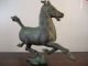 Vintage Chinese Bronze Flying Horse On Swallow Horses photo 4