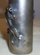 Antique Chinese White Copper Kirin On Pillars Other photo 4