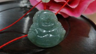 Prefect100%natural Oily A Jade Jadeite Pendant/laughingbuddha/ photo