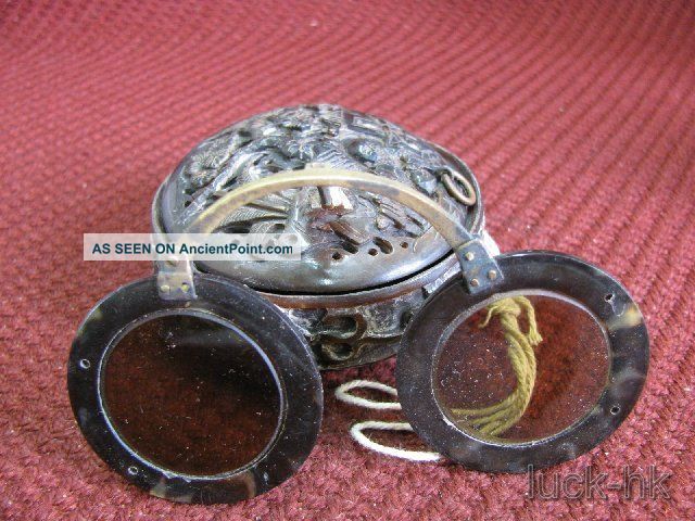 Chinese Old Ox - Horn Carved Eyeglasses Case & Glasses Other photo