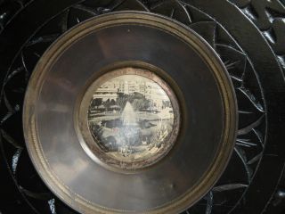 Israel Zel Zion Brass Plate,  Made In Israel (tel Aviv),  C1950`s photo