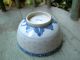 Vtg~chinese Blue/white Porcelain Bowl~china Hand Painted Scene~transparent Rice Bowls photo 6