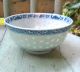 Vtg~chinese Blue/white Porcelain Bowl~china Hand Painted Scene~transparent Rice Bowls photo 8