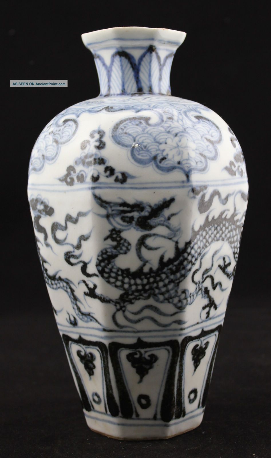 Chinese Handwork Painting Old Porcelain Vase Vases photo