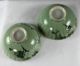 Pair Of Antique Chinese Hand Painted Celadon Rice Bowl Bowls photo 1