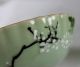 Pair Of Antique Chinese Hand Painted Celadon Rice Bowl Bowls photo 4