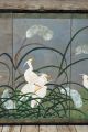 Japanese/chinese Four Panel Byobu Folding Screen/hanging Hand Painted With Stork Other photo 4