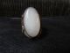 A Chinese Antique White Jade Ring Mounted On Silver Rings photo 3