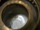 N533 Antique Chinese Kerosene Oil Burner Lamp,  Famille Porcelain,  Brass Other photo 8