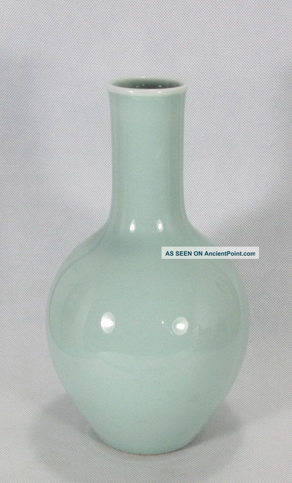 Rare Chinese Celadon Porcelain Vase Vases photo